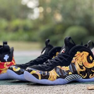 Nike Foamposite One X Supreme “Black Straw Spray”