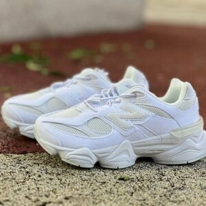New Balance 9060 “Triple White” – Kids