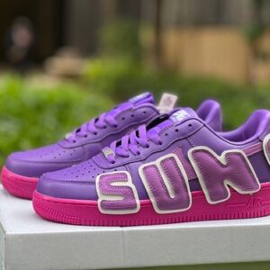 CPFM x Nike Air Force 1 Low “Purple Pink” – Big Air Force AF1 – Lightweight Low-Top Sneakers – DD7050-100