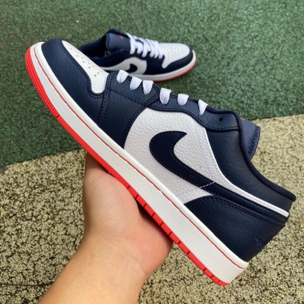 Nike Air Jordan 1 Low “Midnight Blue” – Retro Low-Top Basketball Shoes – 553558-481 - Image 8