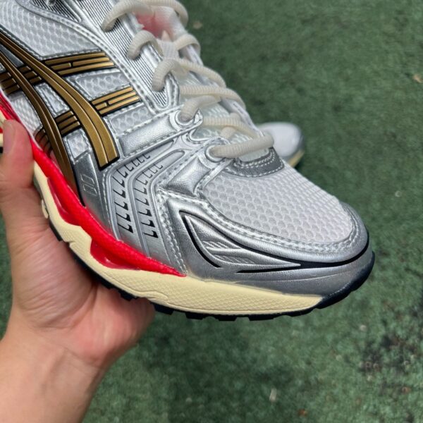 Asics Gel-Kayano 14 Cream/Silver/Green (Premium) - Image 3