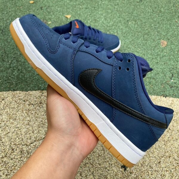 Nike SB Dunk Low Pro ISO “Navy Blue Raw Gum” – CW7463-401 – Pure Original Sneakers - Image 9