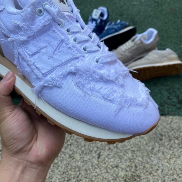 New Balance x Miu Miu NB574 White (Women) - Image 4