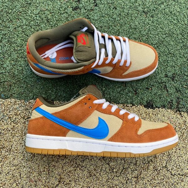 Nike SB Dunk Low Pro “Corduroy Khaki Brown” – Pure Original – BQ6817-201 – Corduroy Sneakers - Image 10