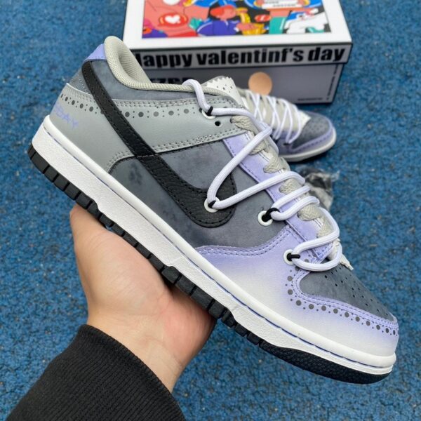 Nike Dunk Low “Black Purple Strap” - Image 9