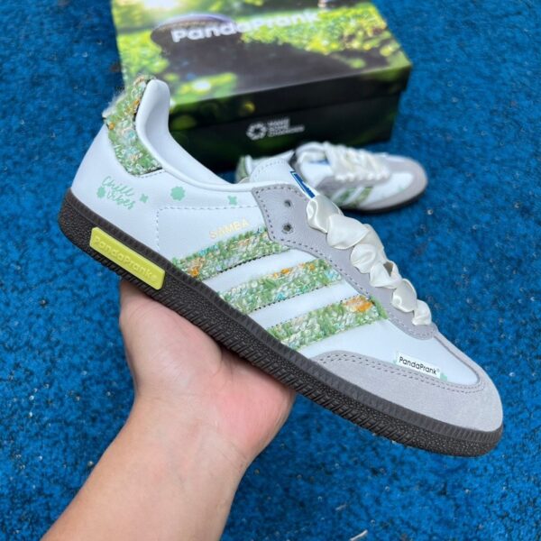 Adidas Samba OG “White Green” – Custom Edition