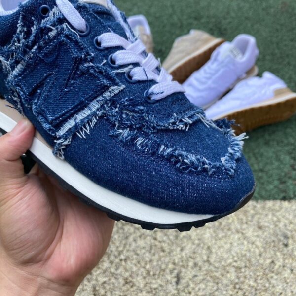 New Balance x Miu Miu NB574 Denim Blue (Women) - Image 5