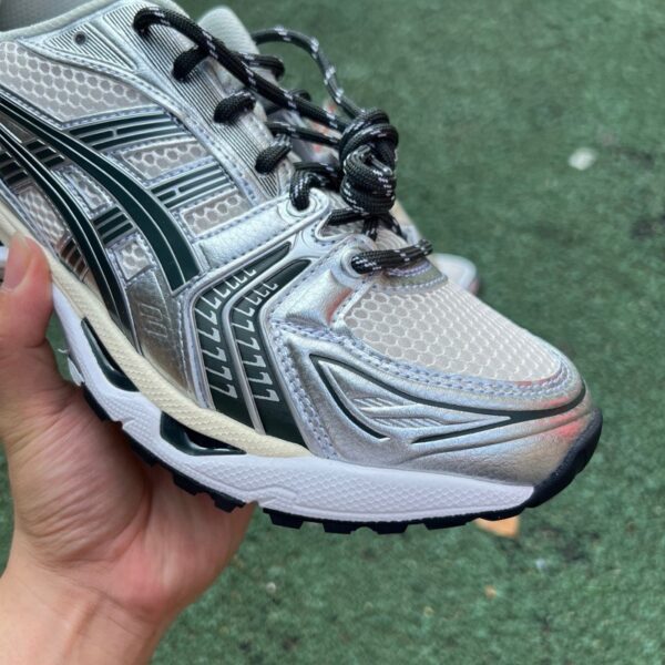 Sneaker Politics x Asics Gel-Kayano 14 White/Silver/Red (Premium) - Image 5