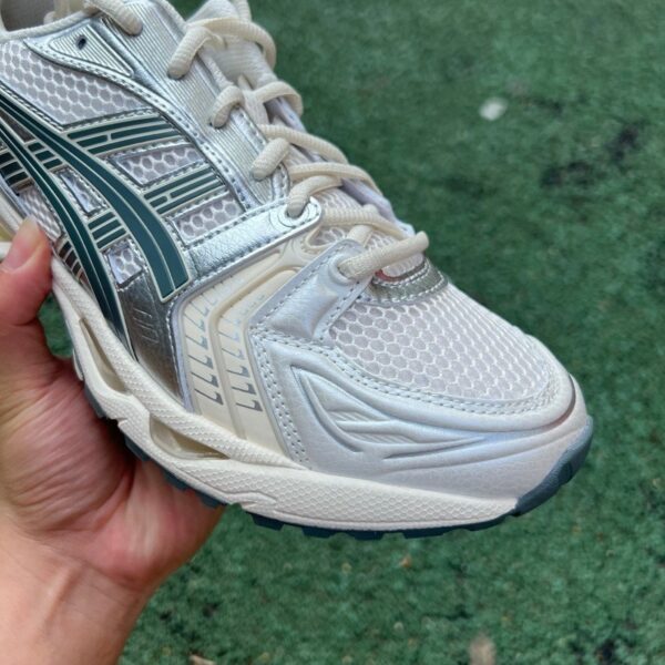 Asics Gel-Kayano 14 White/Green/Silver (Premium) - Image 4
